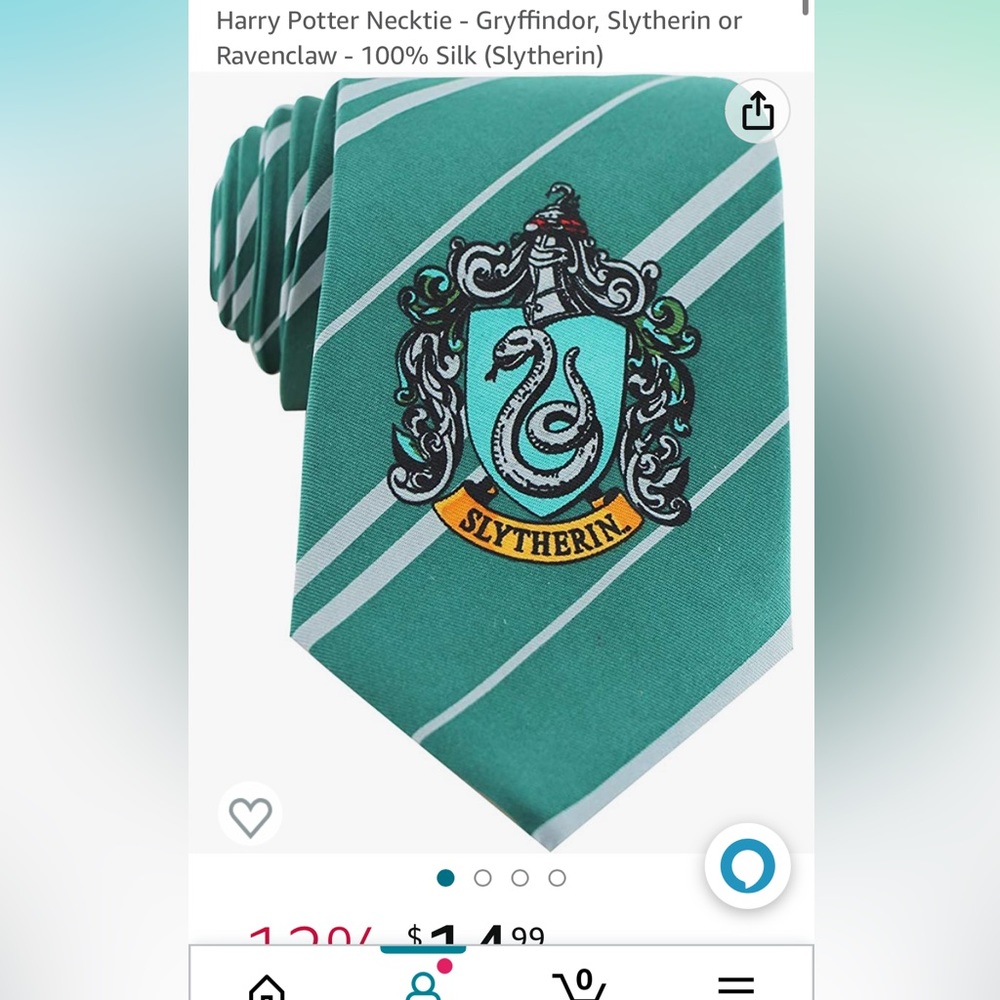 Brand new slytherin tie and socks